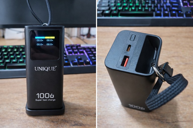 Дешиво Портативна батарея UNIQUE 60000mah Power Bank швидка зарядка LED-дисплей с ломбарда