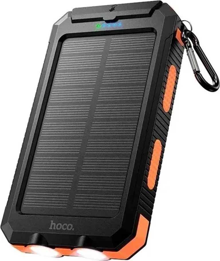 Оголошення HOCO J164 Platinum Solar 8000mAh 2USB/Type-C із сонячною панеллю та ліхтариком Б/У