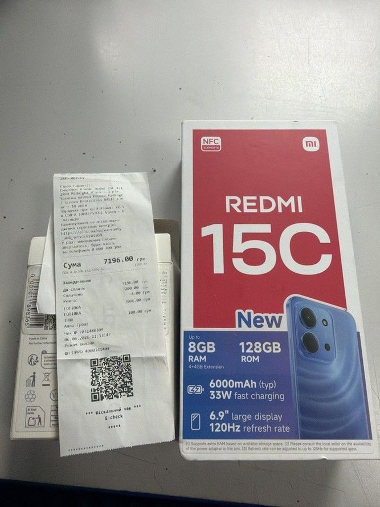 Купить Xiaomi redmi 15c 4g 4/128gb Б/У