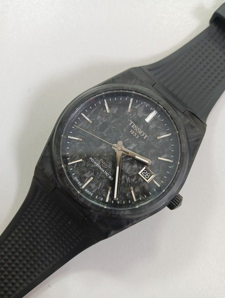 Tissot prx powermatic 80 carbon t137.907.97.201.00 Код:01-201057786. Зображення 6