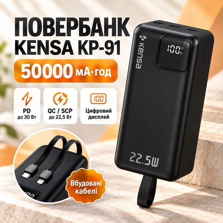 Купити 50000 mAh Kensa  Б/У