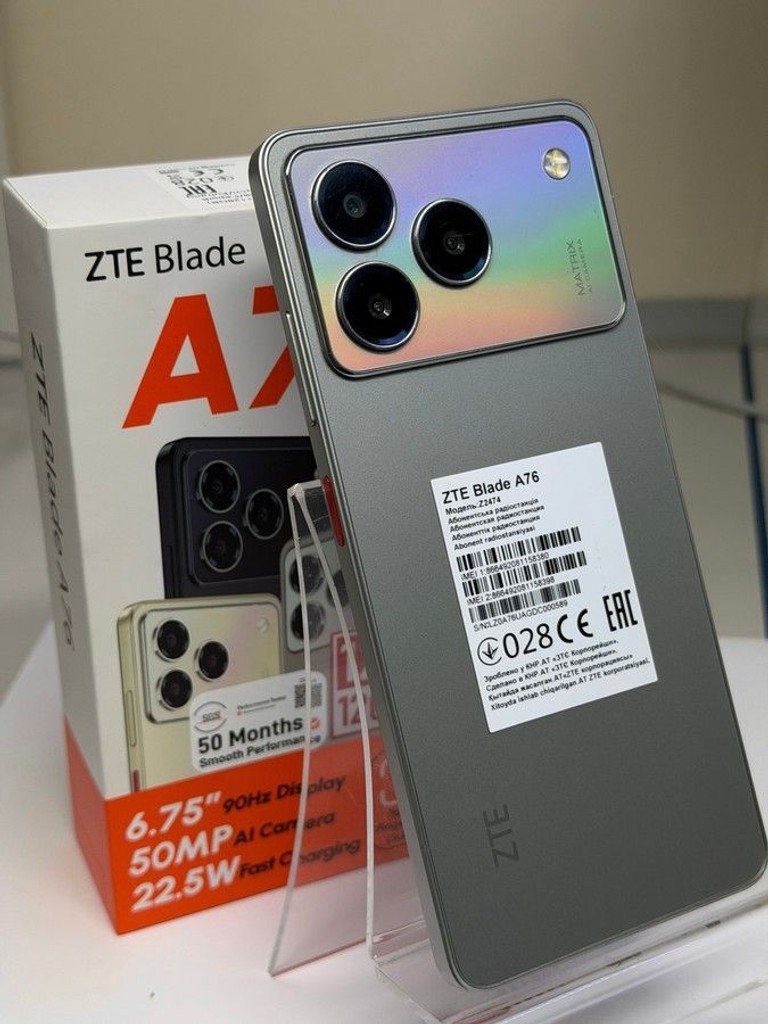 Купить Zte Blade A76 4/128GB Gray Б/У