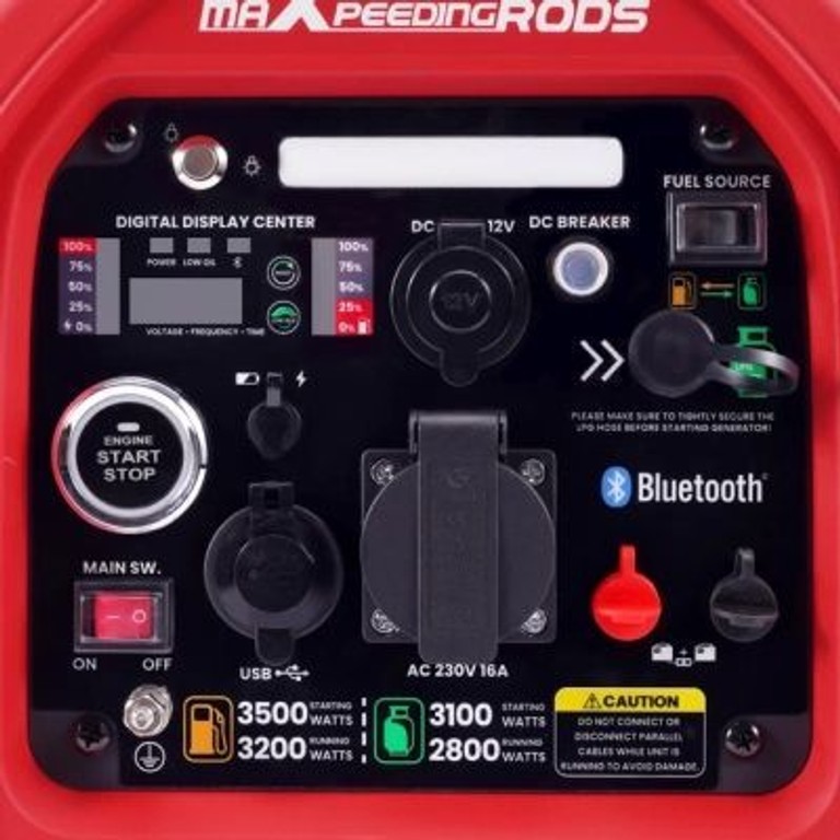 Дешево maXpeedingRODS MXR4000GT инверторный, газ/бензин, 3,2 kW, 220V, 4л, ручной/электро/ДУ з ломбарду