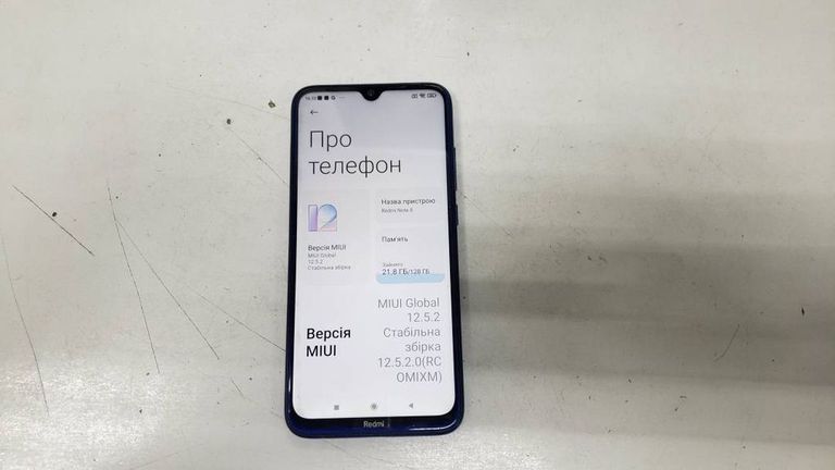 Оголошення Xiaomi Redmi Note 8 4/128GB Blue Б/У