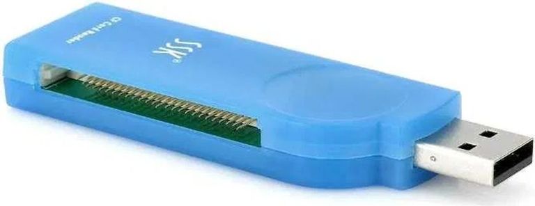 Внешний картридер SSK SCRS028 Cardreader поддерживает CF/MD карты Код:null. Изображение 4