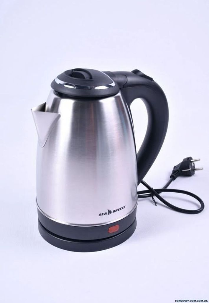 Купить Електрочайник чайник електричний Sea Breeze SB-012 1.8 л тихий електричний чайник, маленький чайник Б/У