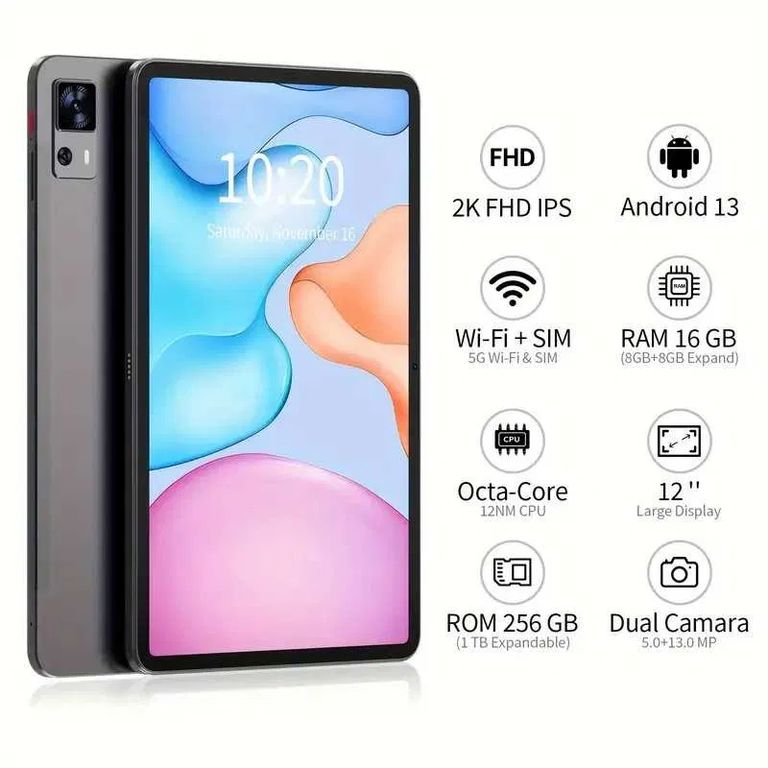 VASOUN 12-дюймовый планшет Код:null. Изображение 5