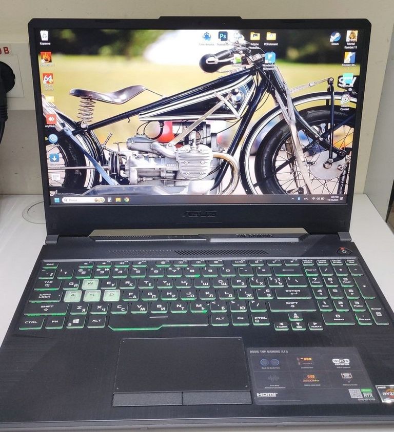 Купить Asus 15/ryzen 7 4800h ddr4/16gb ddr4/hdd *відсутній/ssd 512 gb/geforce rtx3050 4gb Б/У