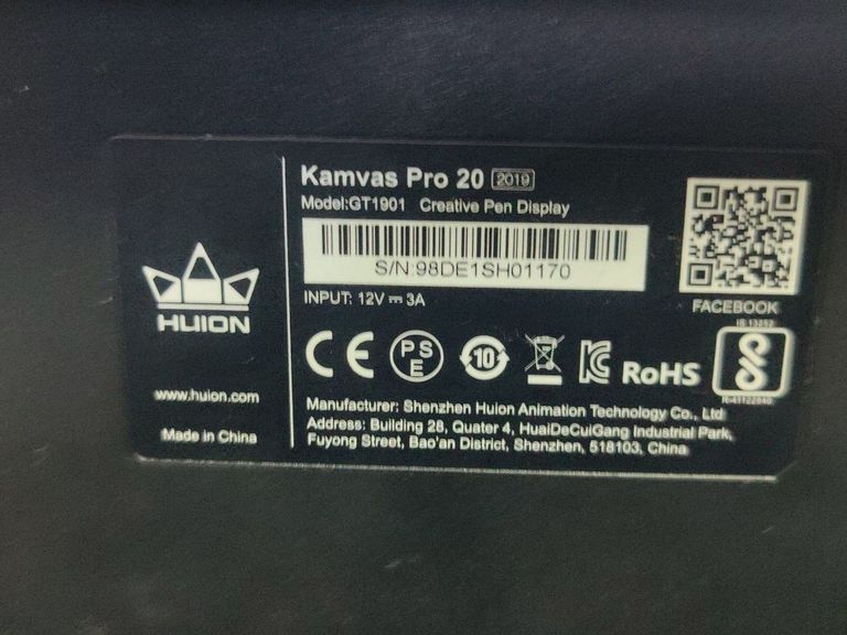 Huion kamvas pro 20 gt1901 Код:01-200764552. Изображение 6