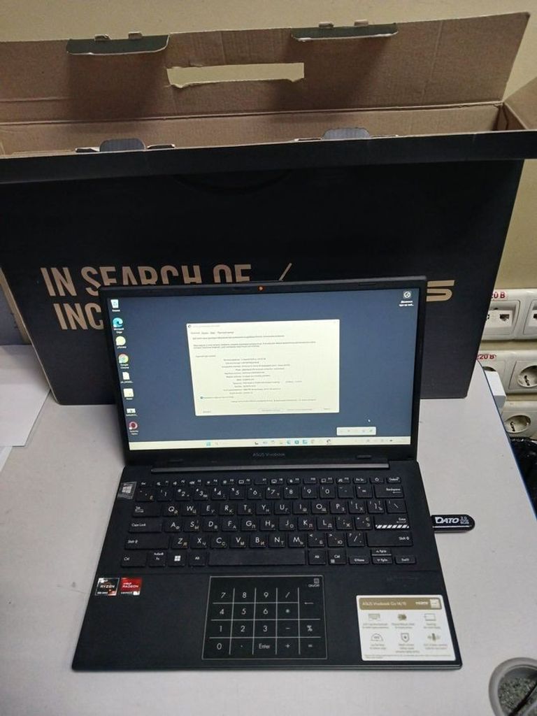 Купить Asus 14/ryzen 5 7520u ddr5/16gb ddr5/hdd *відсутній/ssd 512 gb/*інтегрована Б/У