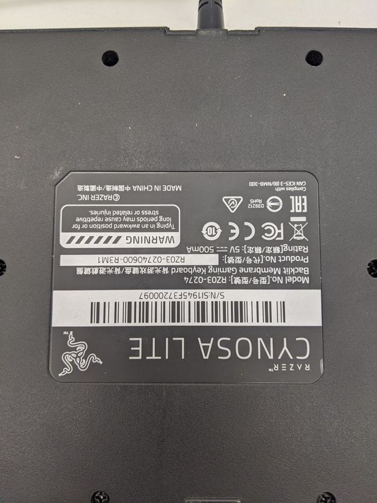 Razer cynosa lite chroma Код:01-200572094. Зображення 7