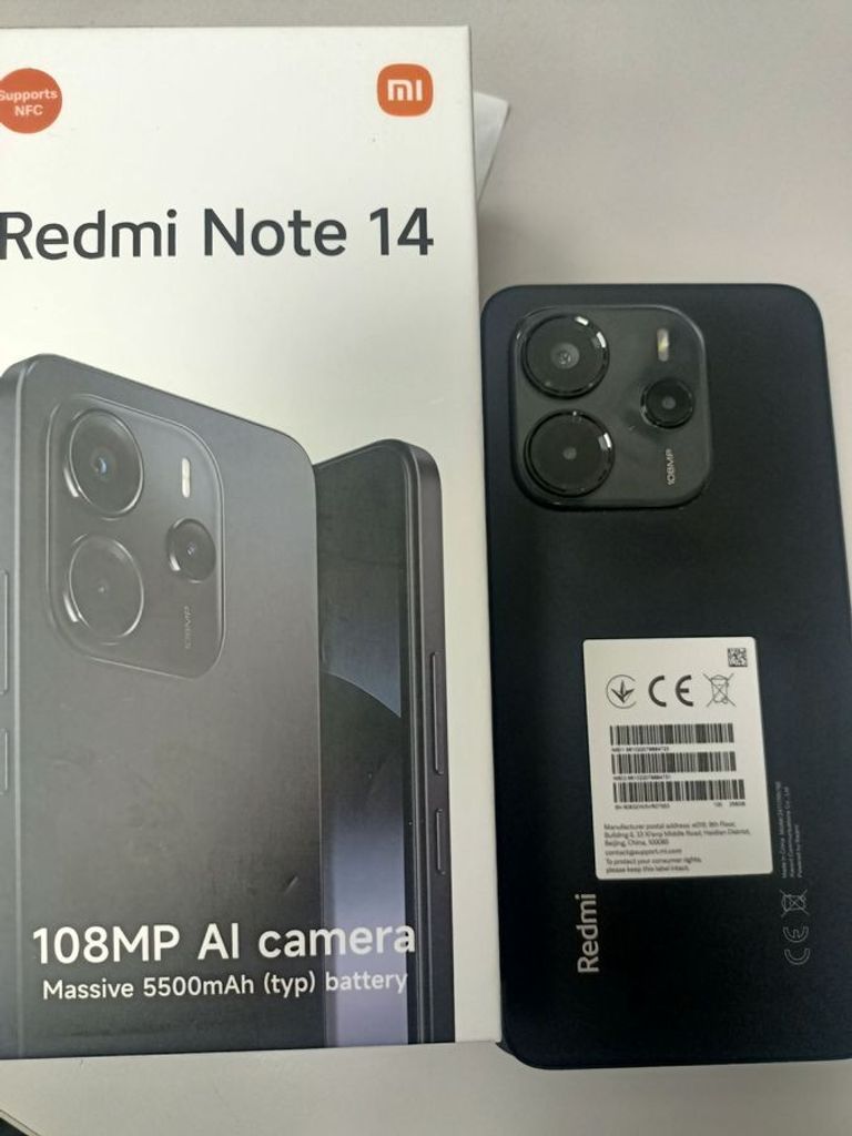 Купить Xiaomi Redmi Note 14 6/128GB Midnight Black Б/У