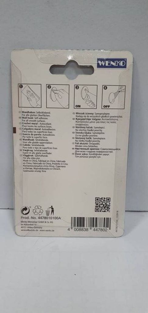 Оголошення Wenko 4шт.4480010100 Б/У