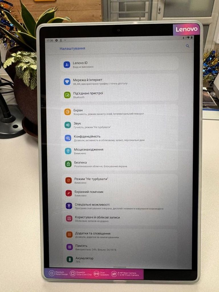 Lenovo tab m10 hd tb-x306 3/32gb Код:01-200836222. Изображение 5