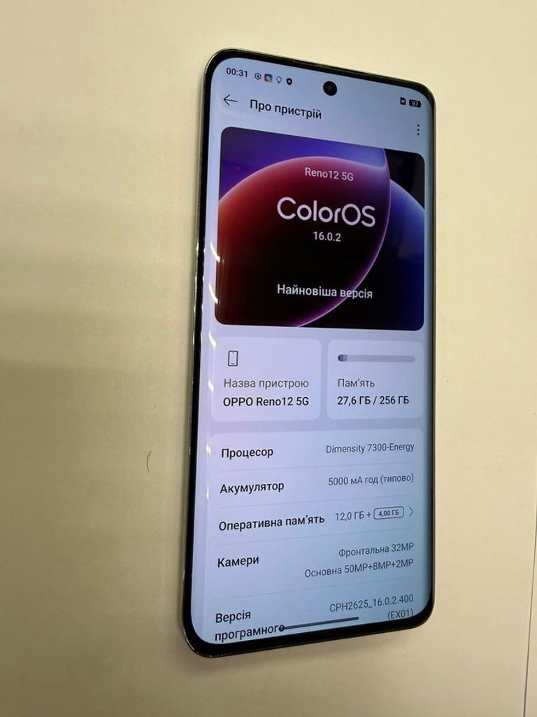 Oppo reno12 5g 12/256gb Код:01-200907374. Зображення 5