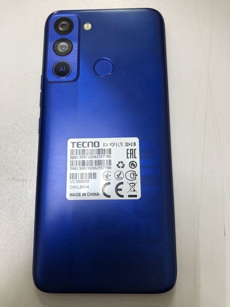 Купити Tecno pop 5 lte bd4a 2/32gb Б/У