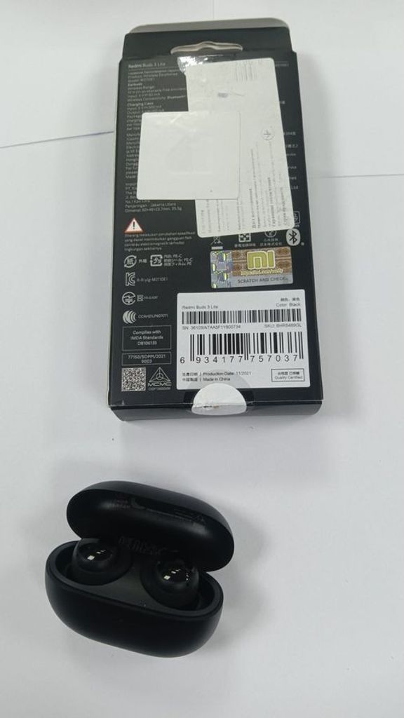 Дешево Redmi buds 3 lite black з ломбарду