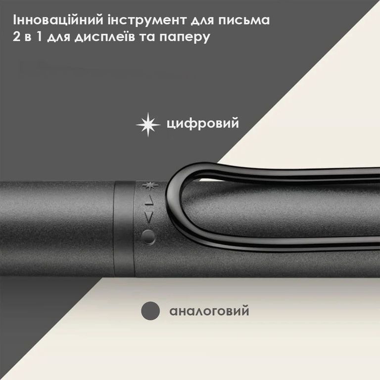 Цифрова ручка-стилус LAMY Safari Twin Pen EMR 2-в-1 поєднує переваги письма на папері та цифрових пристроях у одному стильному і Код:null. Зображення 9