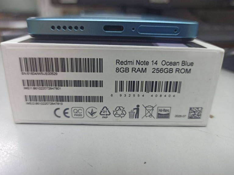 Дешево Xiaomi redmi note 14 8/256gb з ломбарду