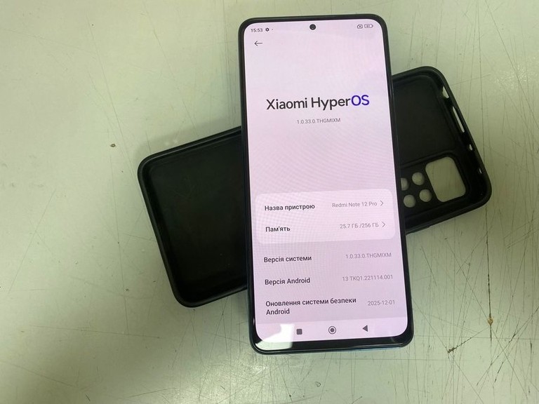Купити Xiaomi Redmi Note 12 Pro 5G 8/256GB Black Б/У