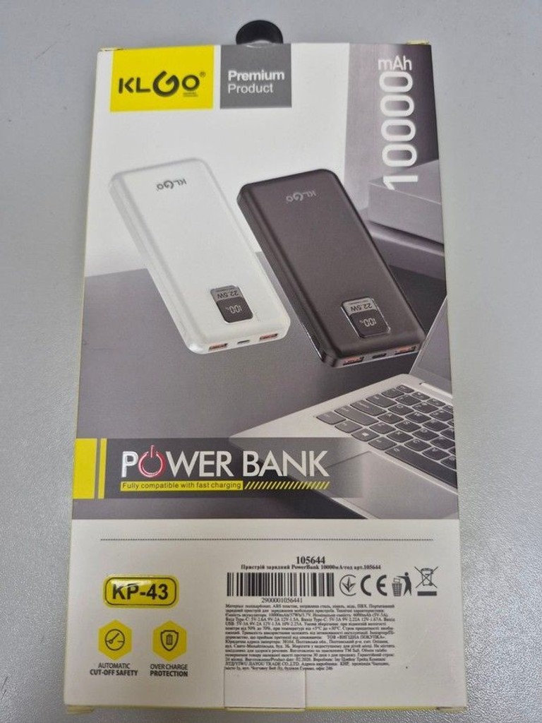 Klgo kp-43 10000mah 22.5w Код:01-200950428. Зображення 7