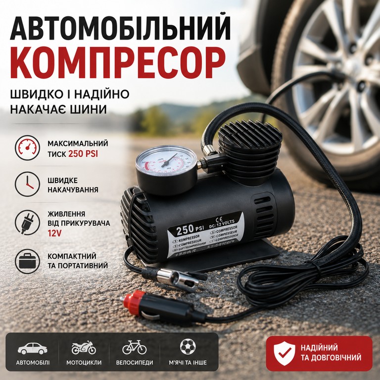 Оголошення Air Pump Ji030 12V Б/У