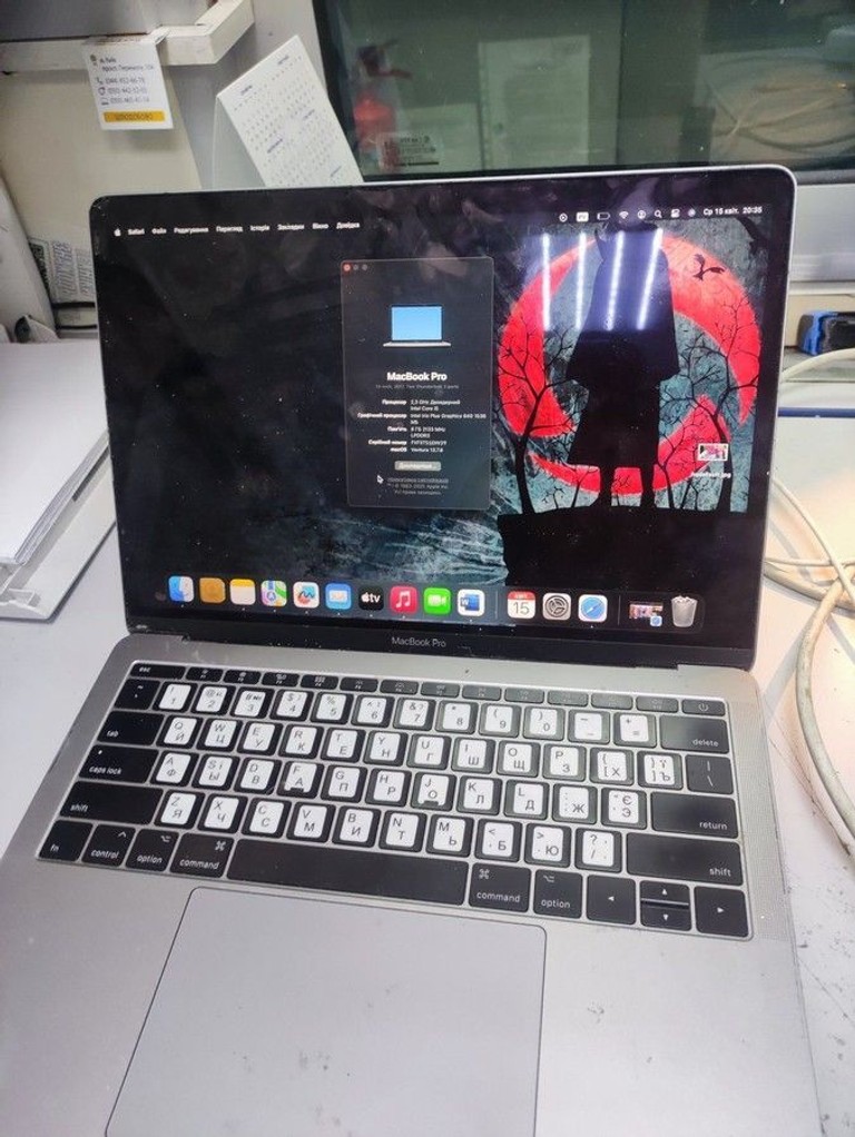 Оголошення Apple a1708 /macbook pro 13,3" core i5 2,3ghz/ram8gb/ssd 256gb/intel iris plus graphics 640 Б/У