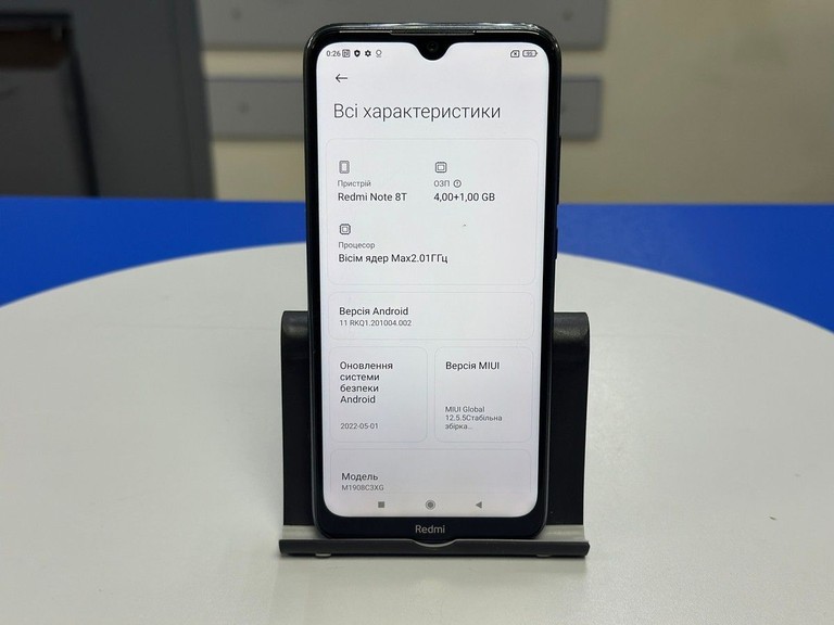 Xiaomi Redmi Note 8T 4/64GB Blue Код:01-200986506. Зображення 9