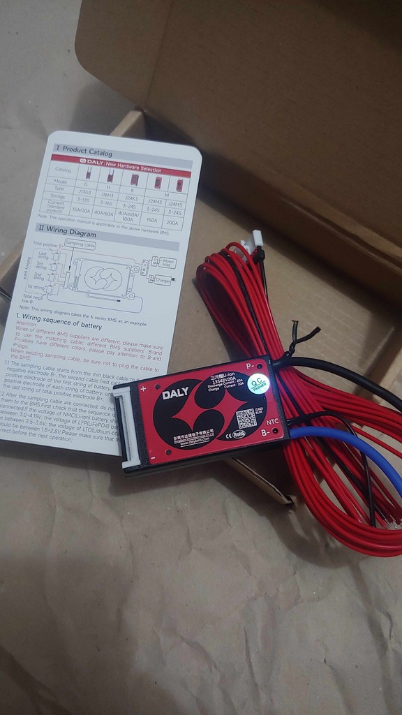 Оголошення БМС Daly 48v 13s 20Aмпер BMS Ntc защита перегрева новая Б/У