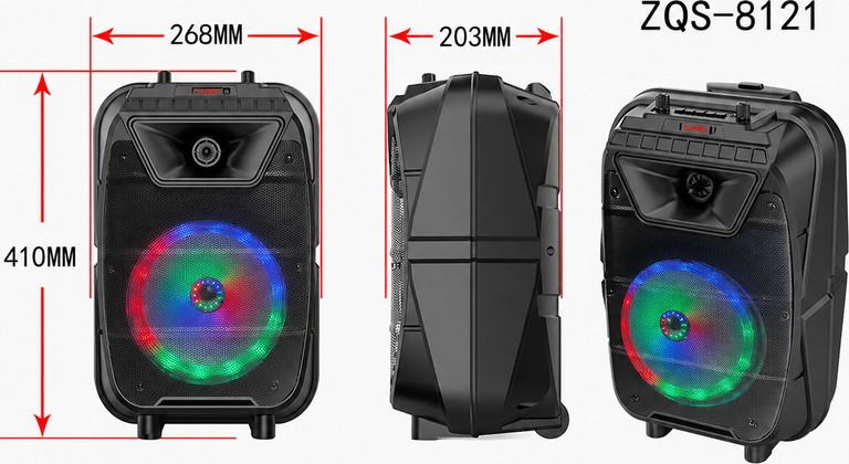 BTSpeaker ZQS-8121 на акумуляторі  Код:null. Зображення 5