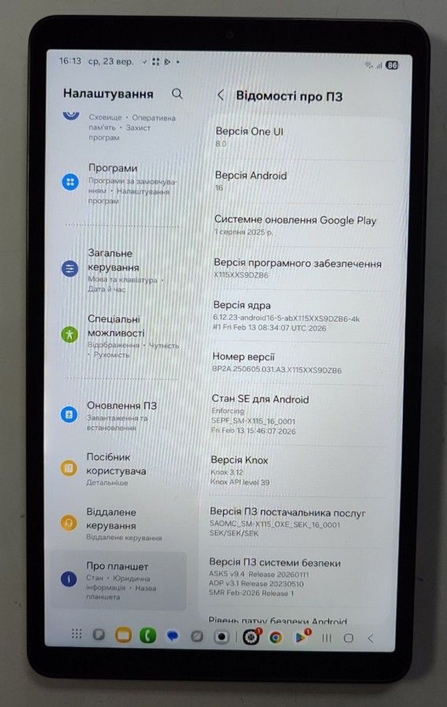 Samsung galaxy tab a9 4/64gb wi-fi Код:01-201130295. Зображення 8