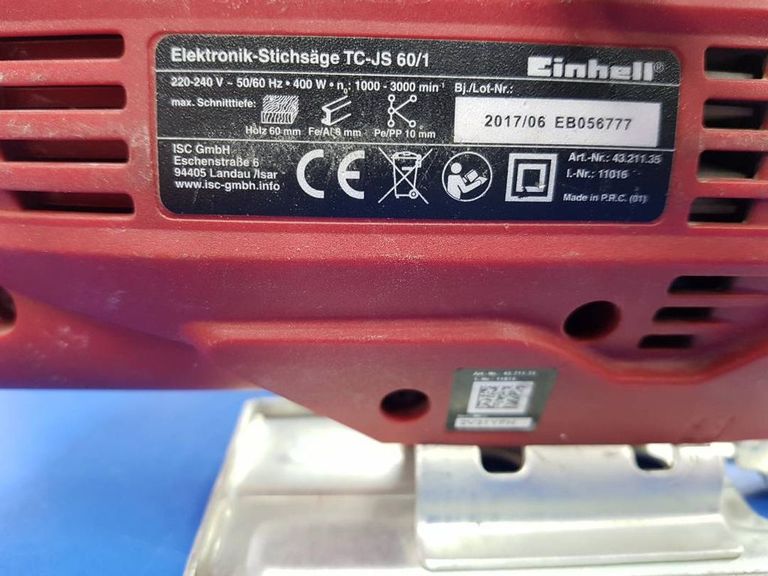 Einhell tc-js 60/1