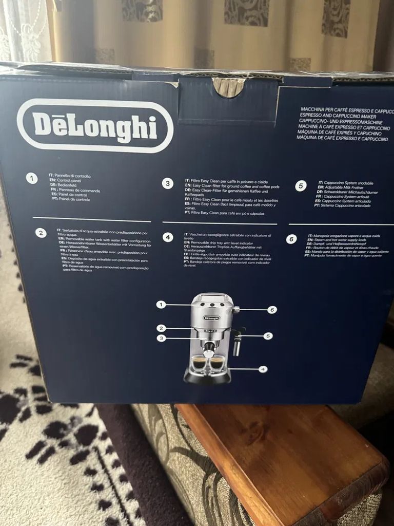 Delonghi Dedica EC 685 + темпер фірмовий в подарунок