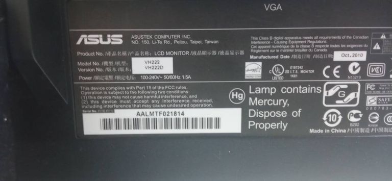 Asus vh222h