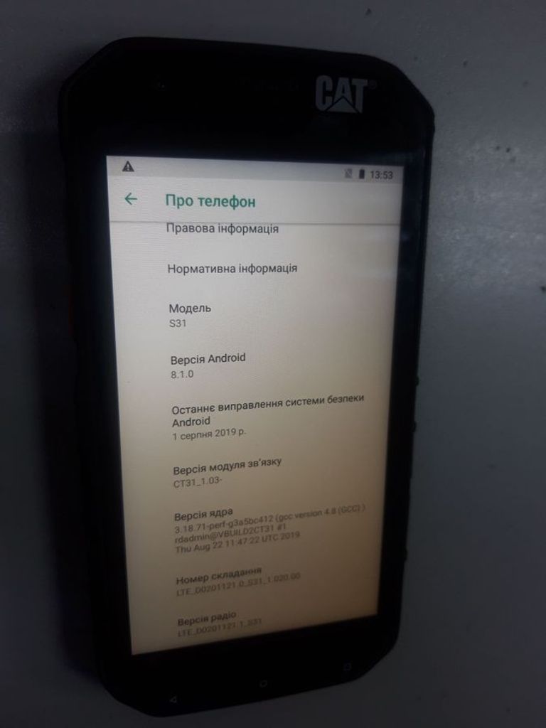 Розпродаж Caterpillar cat s31, продавець Техноскарб