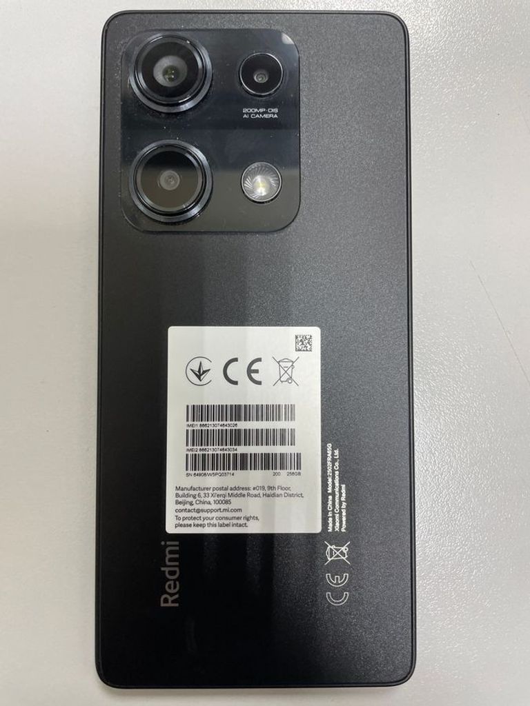Купить Xiaomi Redmi Note 14S 8/256GB Midnight Black Б/У