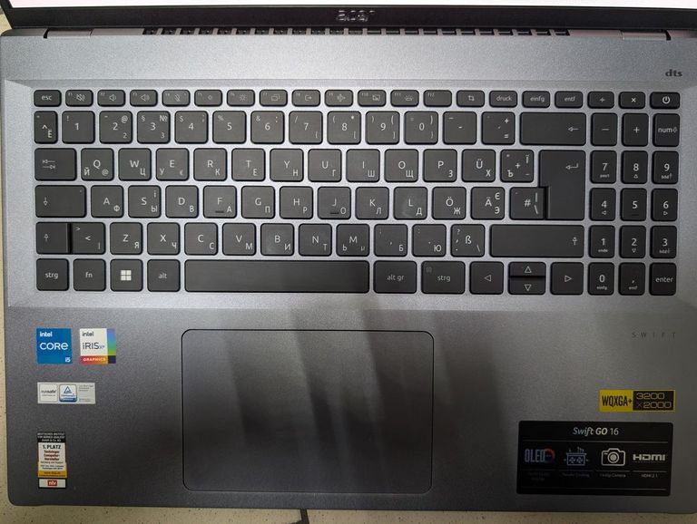 Распродажа Acer 16/core i5-1335u ddr5/8gb ddr5/ssd 1000 gb/*інтегрована, продавец Техноскарб