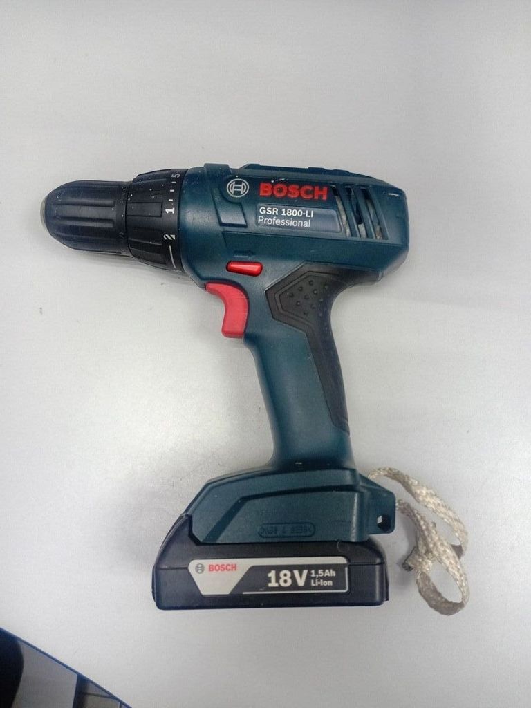 Оголошення Bosch gsr 1800 li 2акб + зп Б/У