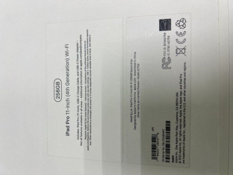 Apple ipad pro 11 2022 wi-fi 256gb Код:01-200840942. Изображение 10