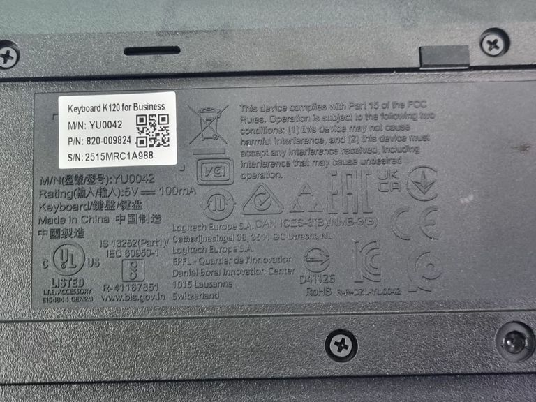 Logitech k120 Код:01-200874869. Изображение 7