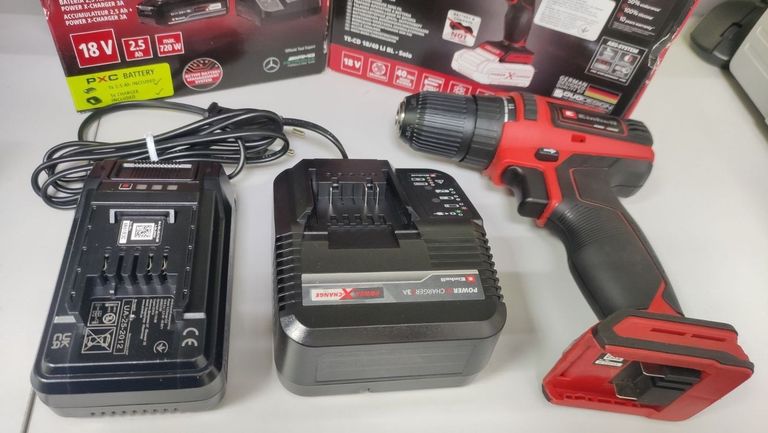 Оголошення Einhell te-cd 18/40 li bl 1акб 2,5ah + зп Б/У