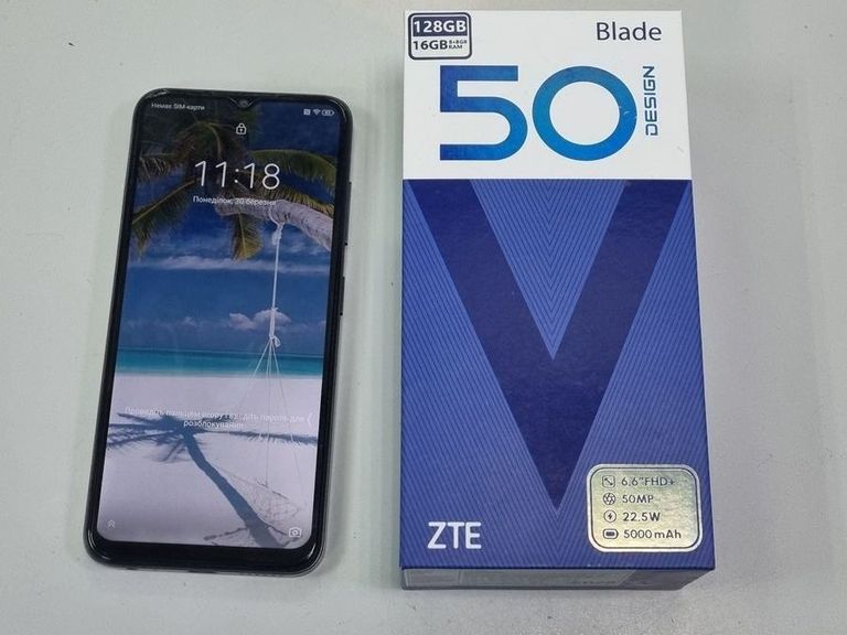 Купити Zte Blade V50 Design 8/128GB Black Б/У