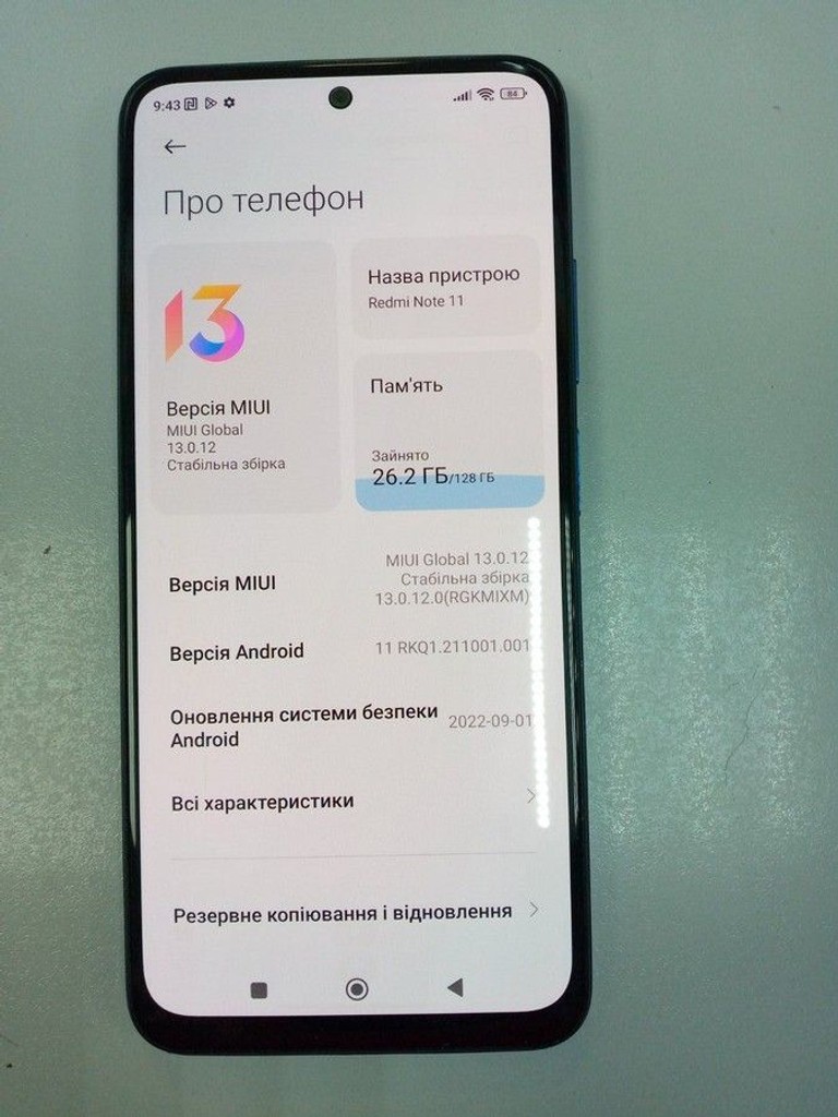 Оголошення Xiaomi redmi note 11 6/128gb Б/У