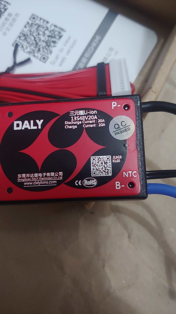 Дешево БМС Daly 48v 13s 20Aмпер BMS Ntc защита перегрева новая з ломбарду