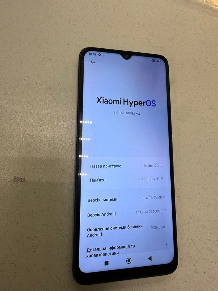 Дешево Xiaomi redmi 12c 3/64gb з ломбарду