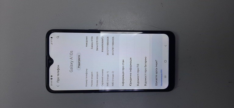 Оголошення Samsung a107f galaxy a10s 2/32gb Б/У