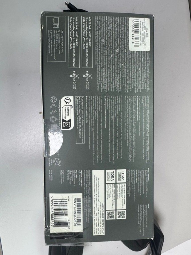 Logitech g733 lightspeed wireless rgb Код:01-201155507. Зображення 5