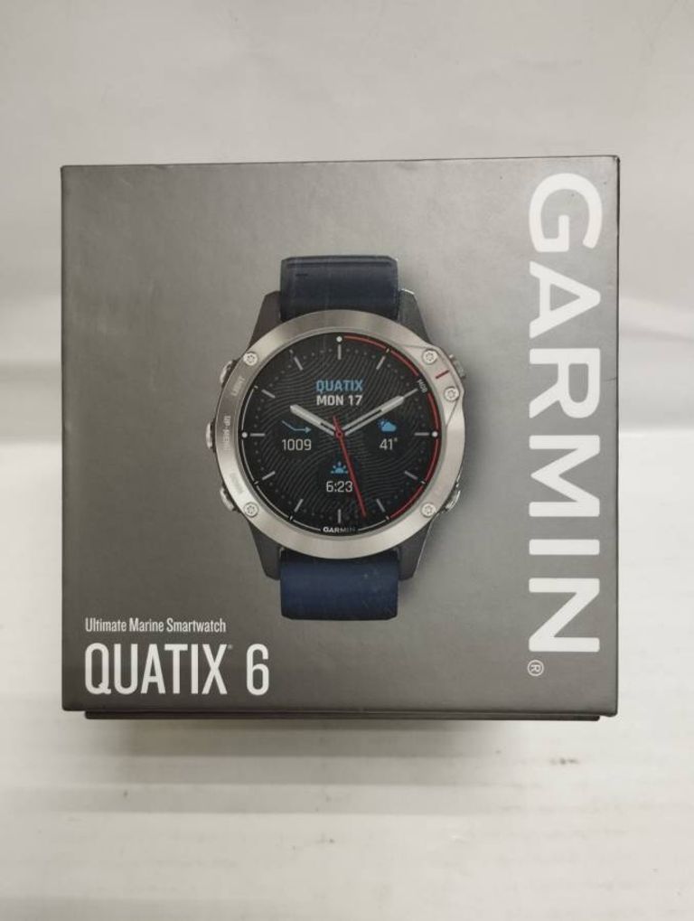 Garmin quatix 6 Gray with Captain Blue Band (010-02158-90/010-02158-91)