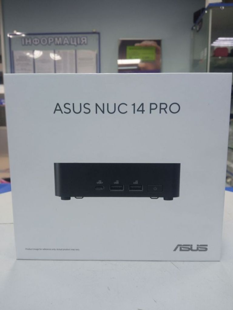 Дешиво Asus nuc 14 pro/core 3 100u/ram16gb ddr5/ssd256gb с ломбарда