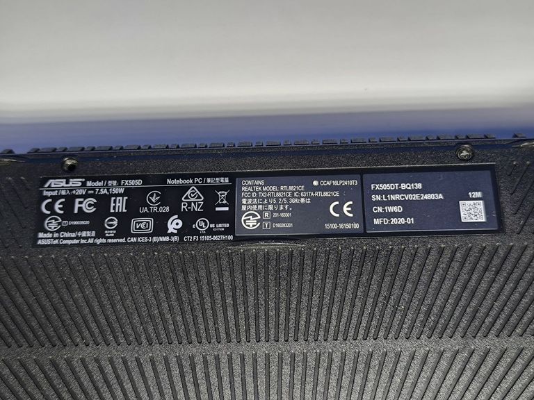 Asus 15/ryzen 5 3550h ddr4/16gb ddr4/hdd *відсутній/ssd 512 gb/geforce gtx1650 4gb Код:01-200790930. Изображение 13